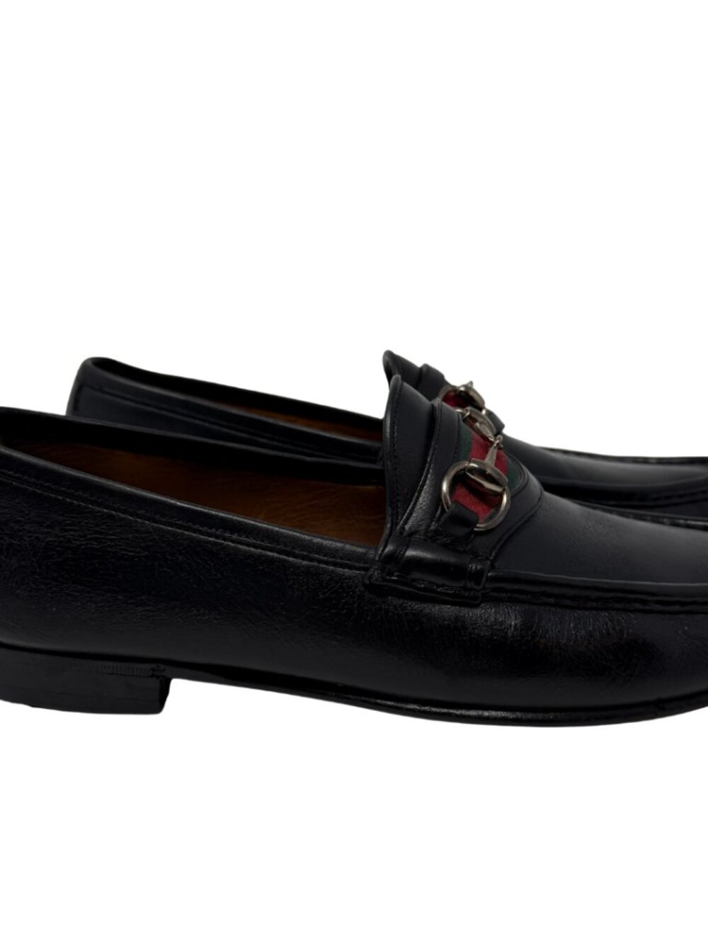 Gucci Leather Horsebit Loafers Men's 9.5 D Black Classic Designer Preppy Luxury - Picture 1 of 13